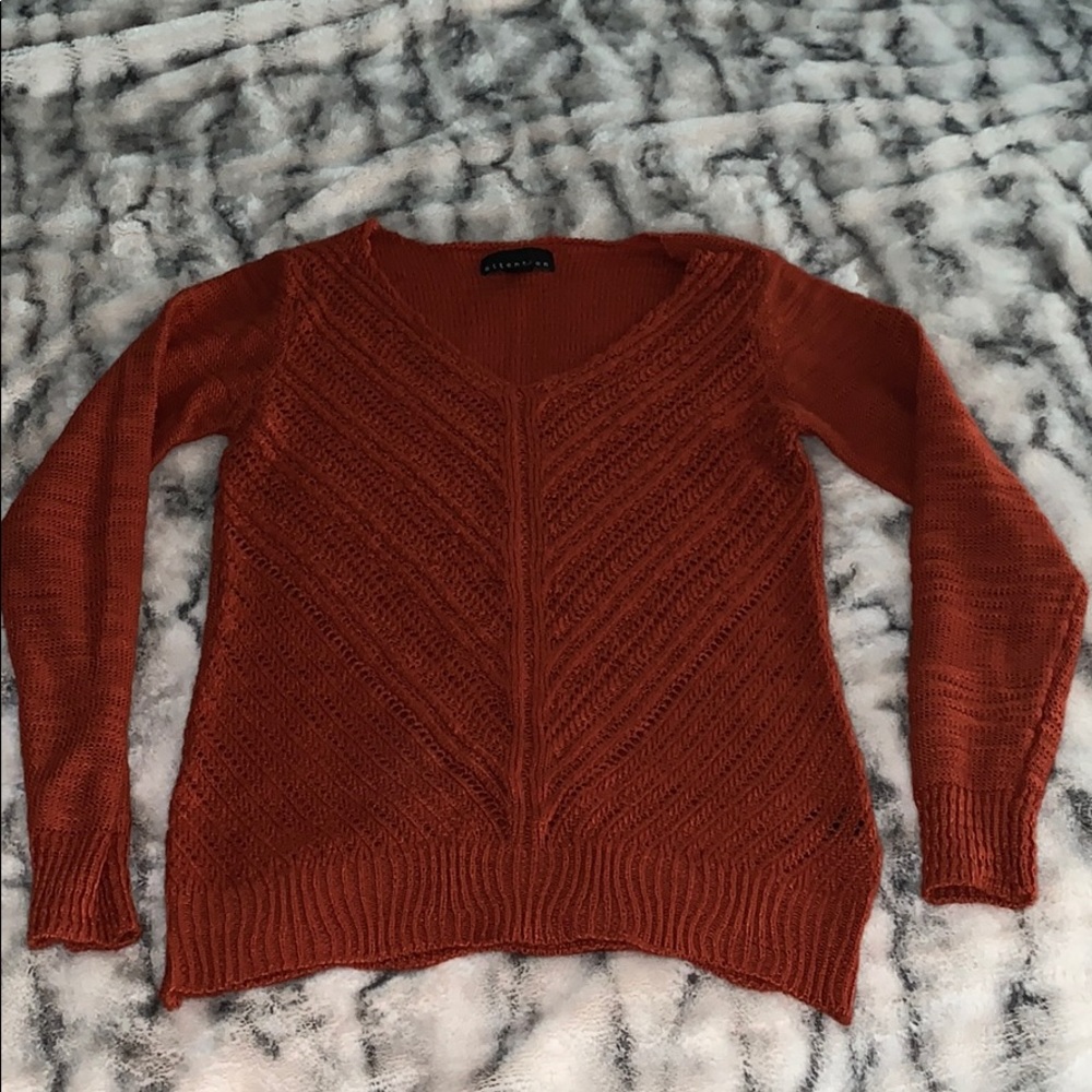 Cute and comfy orange sweater